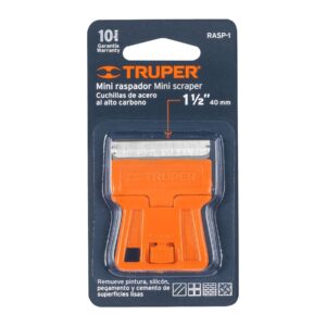 mini raspador plastico con navaja de 1 1 2 truper f55